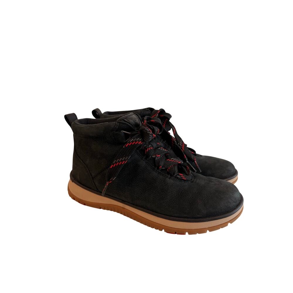 Ugg Lakesider Ankle Sneaker Boots Black Charcoal Sz 9 Women Granola Girl Nice